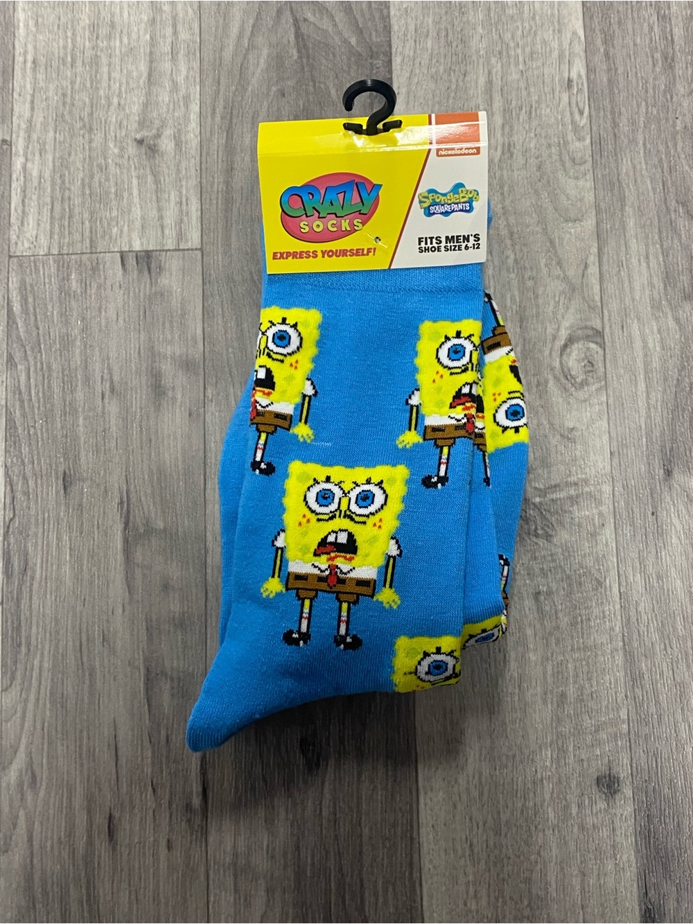 Nickelodeon SpongeBob Blue Crew Socks